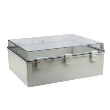 SAIPWELL 600*400*220mm IP66 Clear Cover 3 Buckles Electric PC Waterproof Box Plastic Waterproof Junction Box Air Switch Box